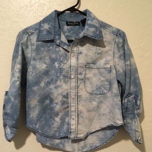 Blue/white thin jacket Size M
